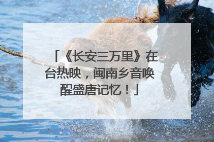 《长安三万里》在台热映，闽南乡音唤醒盛唐记忆！