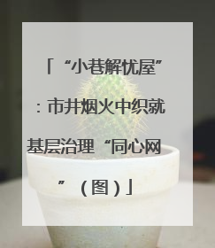 “小巷解忧屋”：市井烟火中织就基层治理“同心网”（图）
