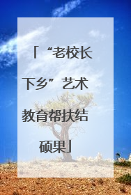 “老校长下乡”艺术教育帮扶结硕果