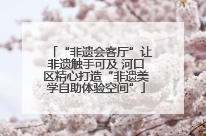 “非遗会客厅”让非遗触手可及 河口区精心打造“非遗美学自助体验空间”