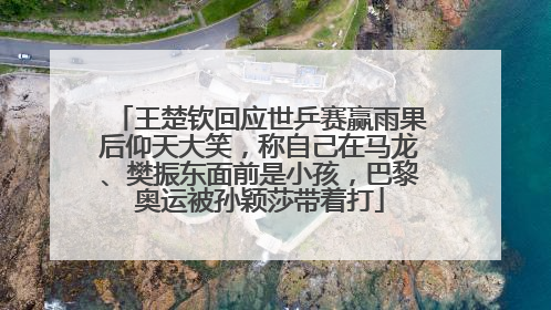 王楚钦回应世乒赛赢雨果后仰天大笑，称自己在马龙、樊振东面前是小孩，巴黎奥运被孙颖莎带着打