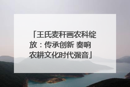 王氏麦秆画农科绽放：传承创新 奏响农耕文化时代强音