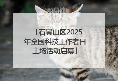 石景山区2025年全国科技工作者日主场活动启幕