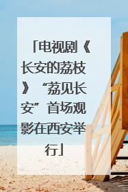 电视剧《长安的荔枝》“荔见长安”首场观影在西安举行
