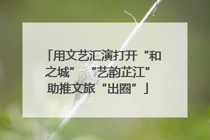 用文艺汇演打开“和之城” “艺韵芷江”助推文旅“出圈”