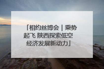 相约丝博会｜乘势起飞 陕西探索低空经济发展新动力