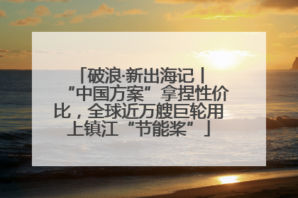 破浪·新出海记丨 “中国方案”拿捏性价比，全球近万艘巨轮用上镇江“节能桨”