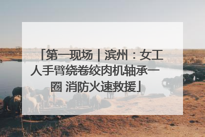 第一现场｜滨州：女工人手臂绕卷绞肉机轴承一圈 消防火速救援