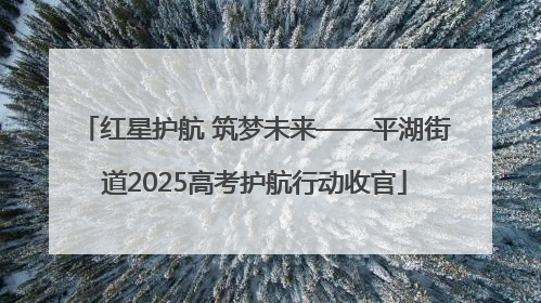 红星护航 筑梦未来——平湖街道2025高考护航行动收官