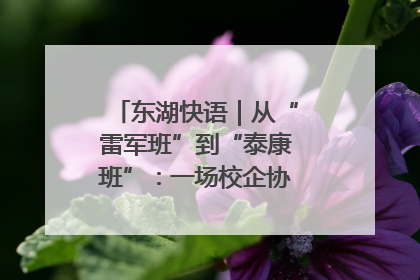 东湖快语｜从“雷军班”到“泰康班”：一场校企协同的“接力赛”