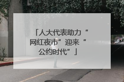 人大代表助力“网红夜市”迎来“公约时代”