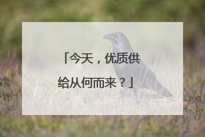 今天，优质供给从何而来？