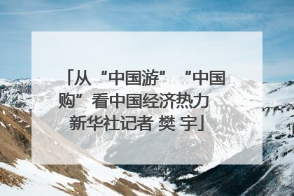 从“中国游”“中国购”看中国经济热力 新华社记者 樊 宇