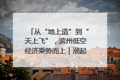 从“地上造”到“天上飞”，滨州低空经济乘势而上｜潮起渤海・网聚黄蓝