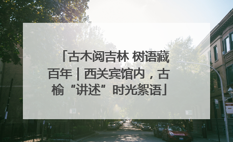 古木阅吉林 树语藏百年｜西关宾馆内，古榆“讲述”时光絮语
