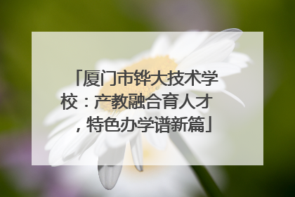 厦门市铧大技术学校：产教融合育人才，特色办学谱新篇