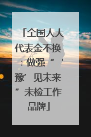 全国人大代表金不换：做强“‘豫’见未来”未检工作品牌