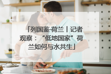 列国鉴·荷兰丨记者观察：“低地国家”荷兰如何与水共生