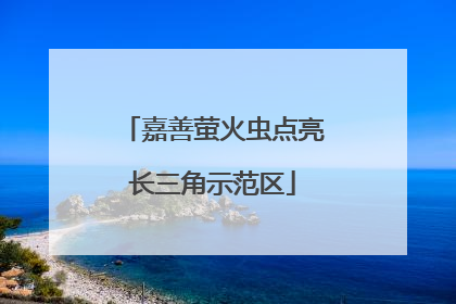 嘉善萤火虫点亮长三角示范区