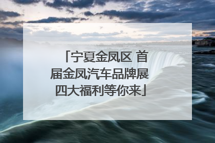 宁夏金凤区 首届金凤汽车品牌展四大福利等你来