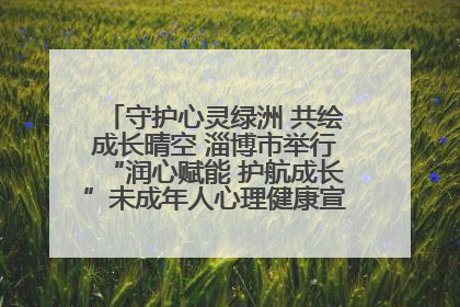 守护心灵绿洲 共绘成长晴空 淄博市举行“润心赋能 护航成长”未成年人心理健康宣传教育主题活动