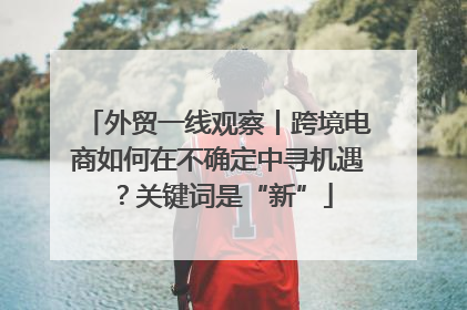 外贸一线观察丨跨境电商如何在不确定中寻机遇？关键词是“新”