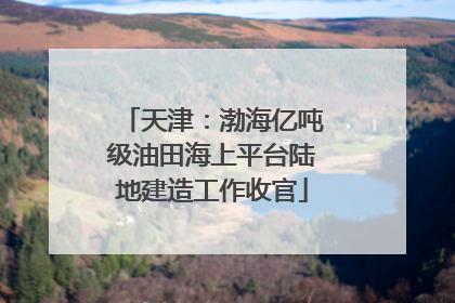 天津：渤海亿吨级油田海上平台陆地建造工作收官