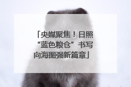 央媒聚焦！日照“蓝色粮仓”书写向海图强新篇章