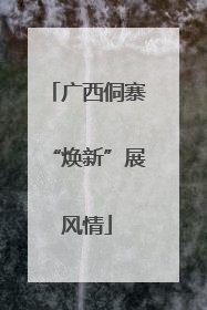 广西侗寨“焕新”展风情
