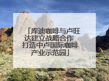 库迪咖啡与卢旺达建立战略合作 打造中卢国际咖啡产业示范园