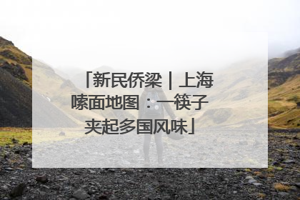 新民侨梁｜上海嗦面地图：一筷子夹起多国风味