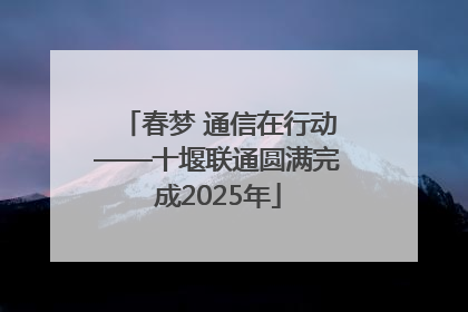 春梦 通信在行动——十堰联通圆满完成2025年