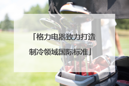 格力电器致力打造制冷领域国际标准