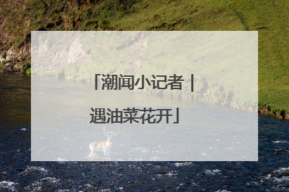 潮闻小记者｜遇油菜花开