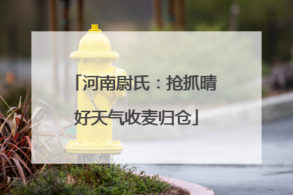 河南尉氏：抢抓晴好天气收麦归仓