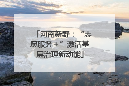 河南新野：“志愿服务＋”激活基层治理新动能