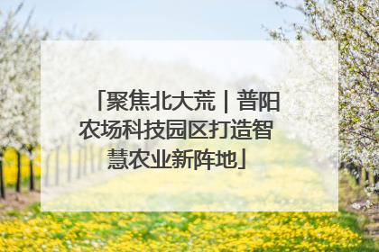 聚焦北大荒｜普阳农场科技园区打造智慧农业新阵地