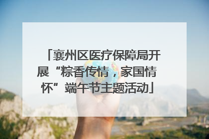 襄州区医疗保障局开展“粽香传情，家国情怀”端午节主题活动