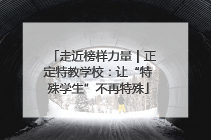 走近榜样力量｜正定特教学校：让“特殊学生”不再特殊