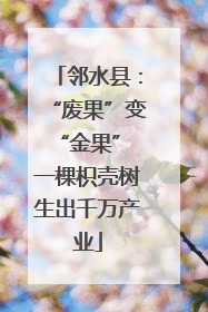 邻水县：“废果”变“金果” 一棵枳壳树生出千万产业