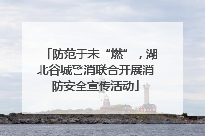 防范于未“燃”，湖北谷城警消联合开展消防安全宣传活动