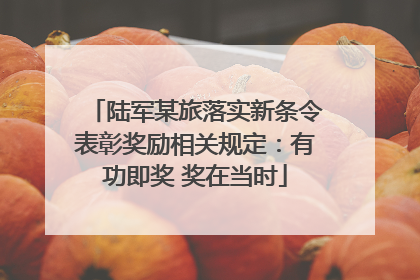 陆军某旅落实新条令表彰奖励相关规定：有功即奖 奖在当时