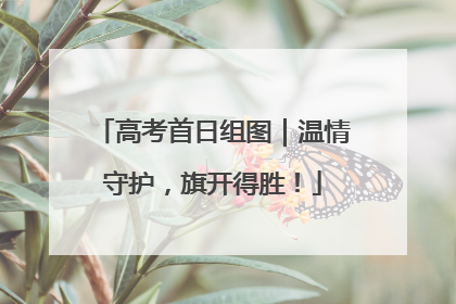 高考首日组图｜温情守护，旗开得胜！