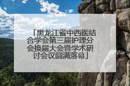 黑龙江省中西医结合学会第三届护理分会换届大会暨学术研讨会议圆满落幕