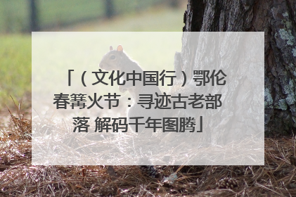 （文化中国行）鄂伦春篝火节：寻迹古老部落 解码千年图腾