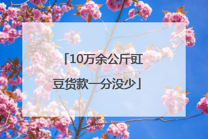 10万余公斤豇豆货款一分没少