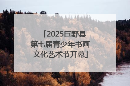 2025巨野县第七届青少年书画文化艺术节开幕