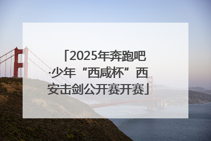 2025年奔跑吧·少年“西咸杯”西安击剑公开赛开赛