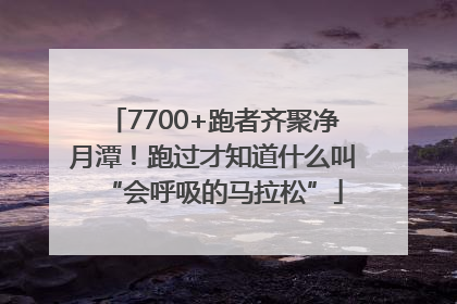 7700+跑者齐聚净月潭！跑过才知道什么叫“会呼吸的马拉松”